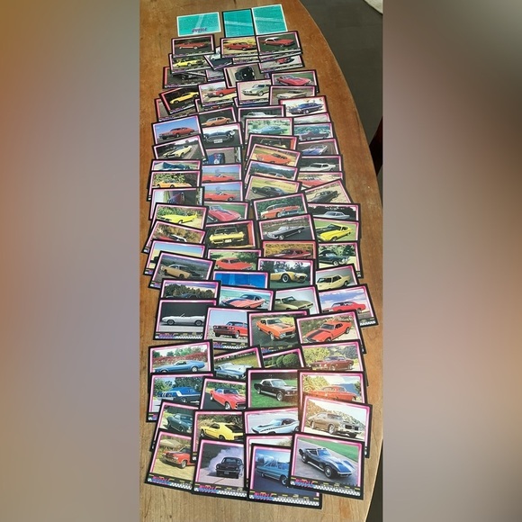 muscle cards Other - Vintage Muscle Cards Car Trading Cards Collection, set of 84 plus 3